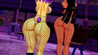 Изабель и Чел - Шоколадный крем - порно видео