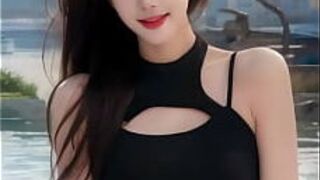 красивая азиатская девушка - порно видео