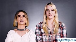 Настоящий лесбийский эксперимент - порно видео