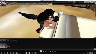 собака трахает роми - порно видео